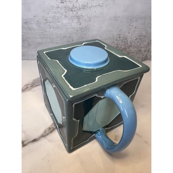 '17 Rick & Morty MR MEESEEKS Coffee SQUARE 3D MUG Adult Swim Cartoon Collectible - Picture 2 of 16
